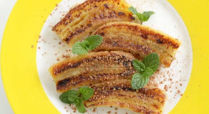 Banana Frita com Canela