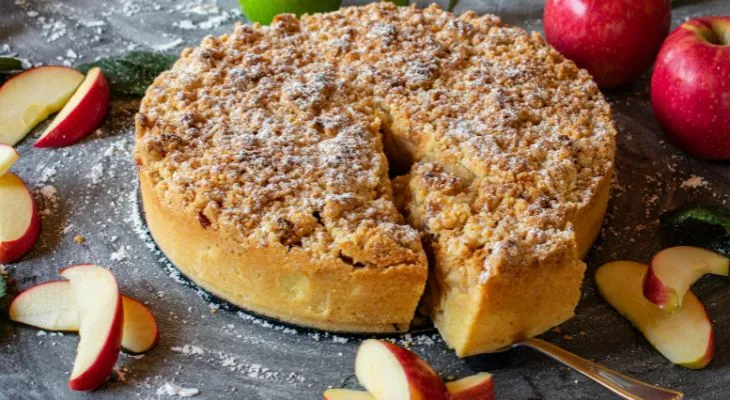 Bolo de Maçã de Liquidificador