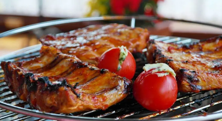 Costela na Churrasqueira